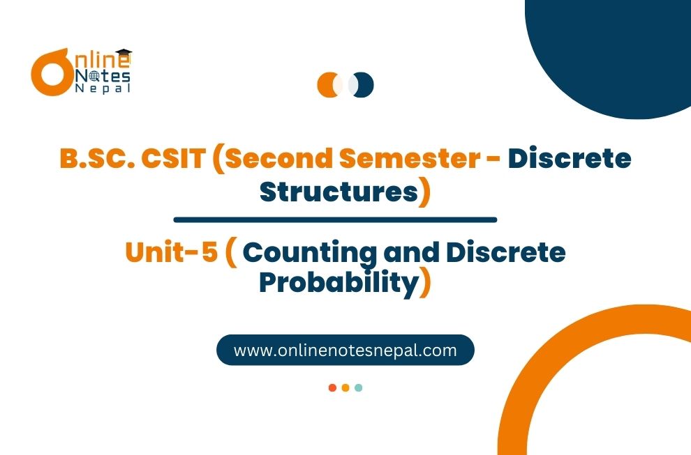 Unit 5: Counting and Discrete Probability Photo
